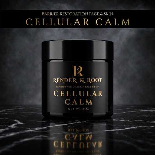 Cellular Calm- The Zero-Essential-Oil Tallow| Pure Botanical Sanctuary Set — Dual-Action Repair for Reactive & Fragrance-Sensitive Skin